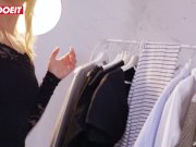 LETSDOEIT - Blonde Tailor Gets All Wet On Her Client's Thick Cock 2/16