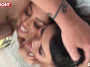 LETSDOEIT - Step Daughter Vanessa Decker And Her BFF Share Daddy's Big Cock 15/16