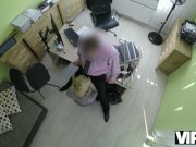 VIP4K. Magnificent lass swallows cock and gets banged in office 3/16