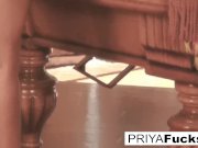 Game on as Priya uses her billiards table to masturbate on 3/16