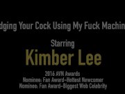 Sexy Kimber Lee Puts A Sex Machine In Her Mouth! 1/16