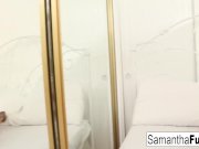 Samantha Saint foot and stocking fetish 3/16