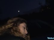 Public Agent Sexy models night time public doggy style wall fuck 16/16