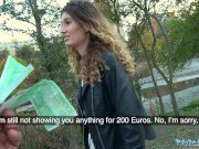 Public Agent Sexy models night time public doggy style wall fuck 3/16