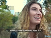 Public Agent Sexy models night time public doggy style wall fuck 5/16