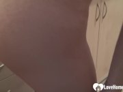 Blonde babe takes off her panties and masturbates 7/16