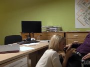 LOAN4K. Agent drills mouth, pussy, and asshole of blonde in office 5/16