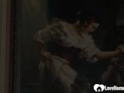 Lusty beauty loves riding his hard meat 1/16