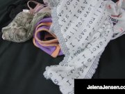 Penthouse Pet Jelena Jensen Grinds Her Panty Collection! 8/16