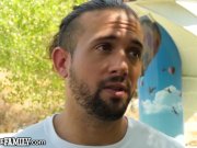 OutOfTheFamily Riding My Step-Brother on Public Park Bench 1/16