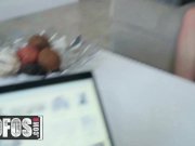 Blonde Addison Lee wants her bf to stop wanking and fuck her face - MOFOS 1/16