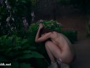 Jeny Smith is walking naked through an abandoned factory. 11/16