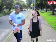 LETSDOEIT - Huge Cumshot for Petite Latina Teen in Stockings 7/16