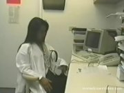 Asian nurse caught masturbating in her office with toys 1/16