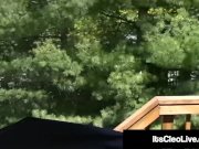 Cam Cutie Its Cleo Rides Dildo & Tractor -WTF? 2/16