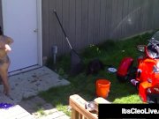 Cam Cutie Its Cleo Rides Dildo & Tractor -WTF? 4/16