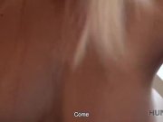HUNT4K. Cuckold cant stop his girlfriend selling her very hot body 15/16