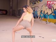 LETSDOEIT - Young Slut Scarlet Gets Fucked Hard Outside 2/16