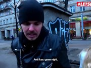 LETSDOEIT - Amateur German Babe Gets Paid To Have Sex in The Bus 3/16