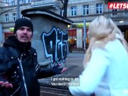 LETSDOEIT - Amateur German Babe Gets Paid To Have Sex in The Bus 5/16