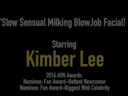 Kimber Lee Wets Her Lips & Slowly Sucks & Spits On Your Cock 1/16