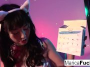 Marica Hase gets a gift box of sex toys to use! 6/16