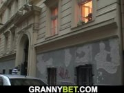 Old granny gets doggy-fucked by a totally stranger 5/16