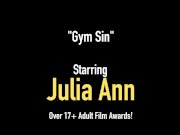 Sex Bomb Milf Julia Ann Pussy Fucks Young Stud In Gym! 1/16