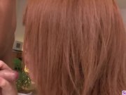 Junna Hara sucks the cock until the last drop - More at Slurpjp com 16/16