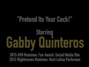 Mexican Milf Gabby Quinteros Dildo Stuffs Her Mature Muff! 1/16