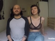 International Couple Almost Break the Bed 3/16