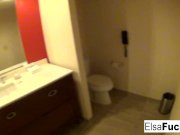 Elsa shows off her hotel room and her pussy 11/16