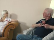 Young blonde hardcore blowjob and deep tight pussy fucking 8/16