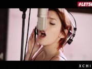 LETSDOEIT - Horny RadioGirl Fucked Hard While Live 4/16