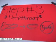 MIA KHALIFA - Expert Cock Sucker Teaches Fellow Arab How To Suck Dick 10/16