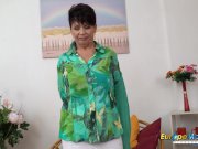 Mature granny solo toying 3/16