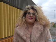 Public Agent Spanish shaven pussy fucked outdoors in public 5/16