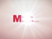 MILF Monica Mendez kinky in flashing her big juicy titties 1/16