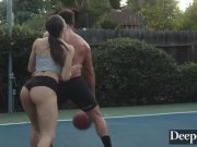 Deeper. Abella Danger Gets Insatiable On Court Action 4/16