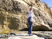 Real Teens - New girl Megan Marx gets naughty at the beach 6/16