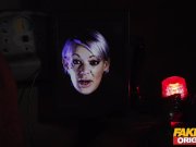 FAKEhub Originals Reverse Thrust - Facial cumshot on female scientist 1/16