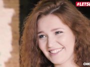 LETSDOEIT - Horny Redhead Rides A Thicc Cock Outside 2/16