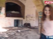 LETSDOEIT - Horny Redhead Rides A Thicc Cock Outside 3/16