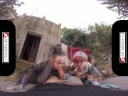 VRCosplayX Anal 3some With Lesbian APEX Legends Lifeline & Wraith 4/16