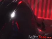 Masked lesbian tied up and toyed by naughty femdom 1/16