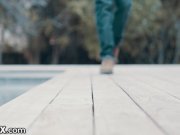 EroticaX Karlee Grey's Boyfriend Snuck In 4 Bathtub Fuck 1/16