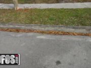 Petite redhead teen Arietta Adams sucks cock on side Of The Road - MOFOS 1/16