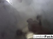 London Keyes takes a shower 2/16