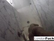 London Keyes takes a shower 7/16