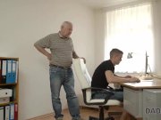 DADDY4K. Boyfriend caught girl having old and young sex with his dad 1/16